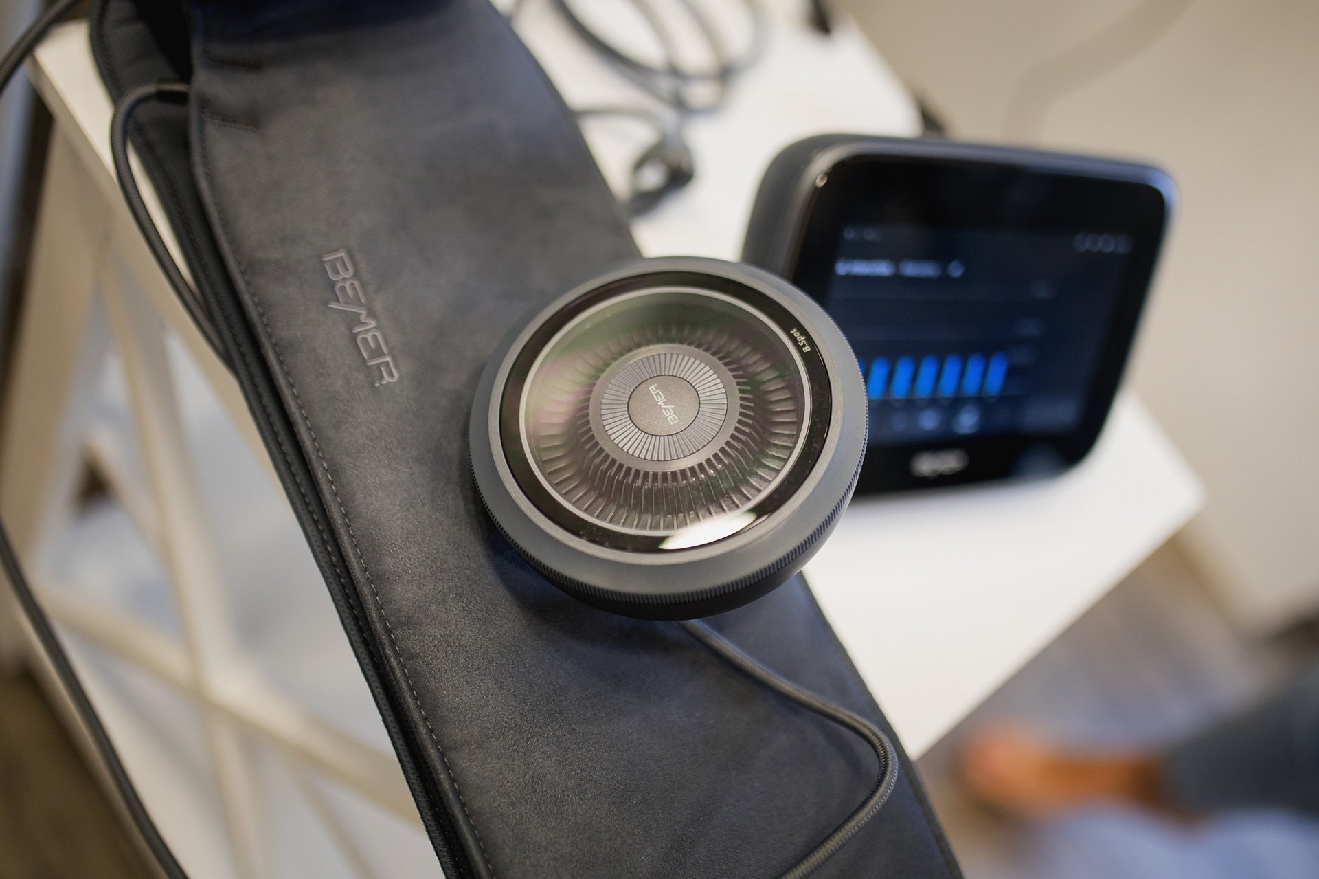 BEMER lokális applikátorok – B.Pad és B.Spot – fizikai érterápiás kezeléshez.